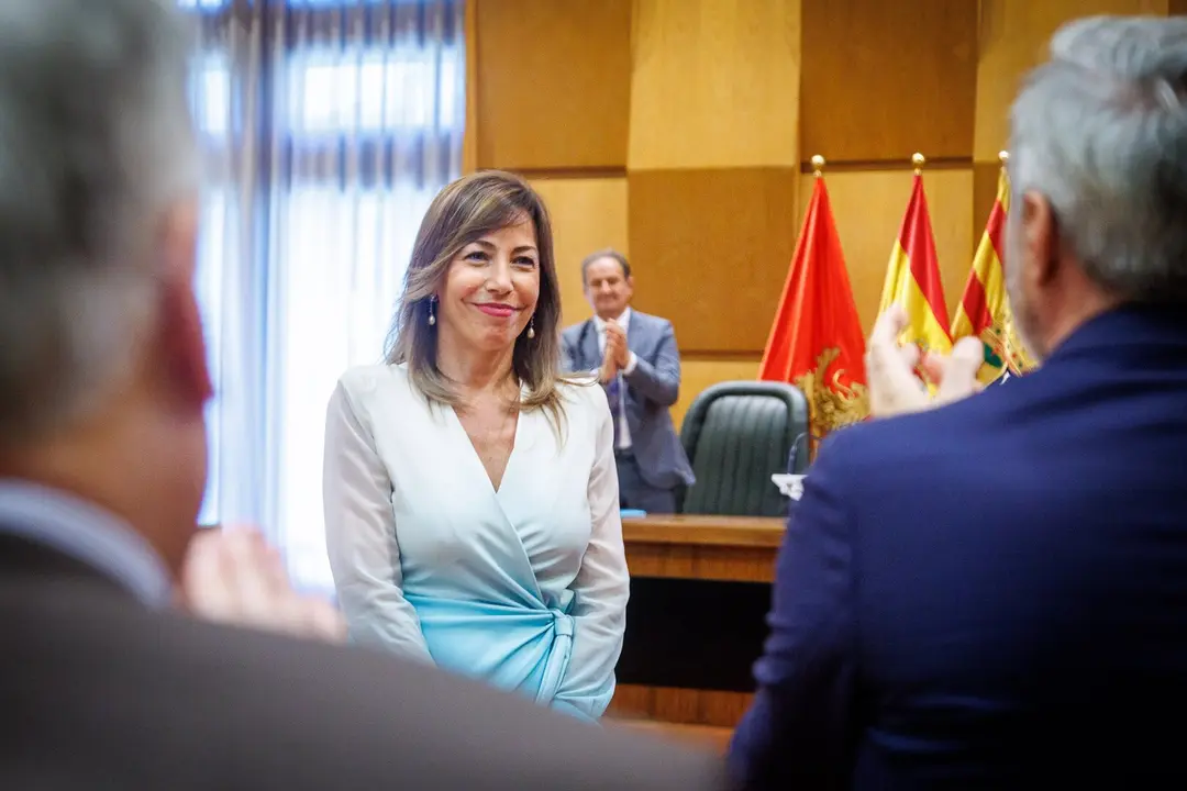 La alcaldesa de Zaragoza, Natalia Chueca. / AZ
