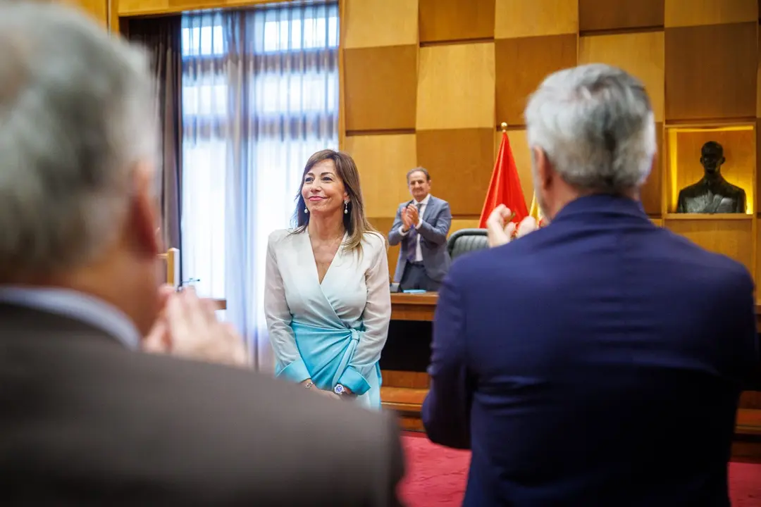 La alcaldesa de Zaragoza, Natalia Chueca. / AZ
