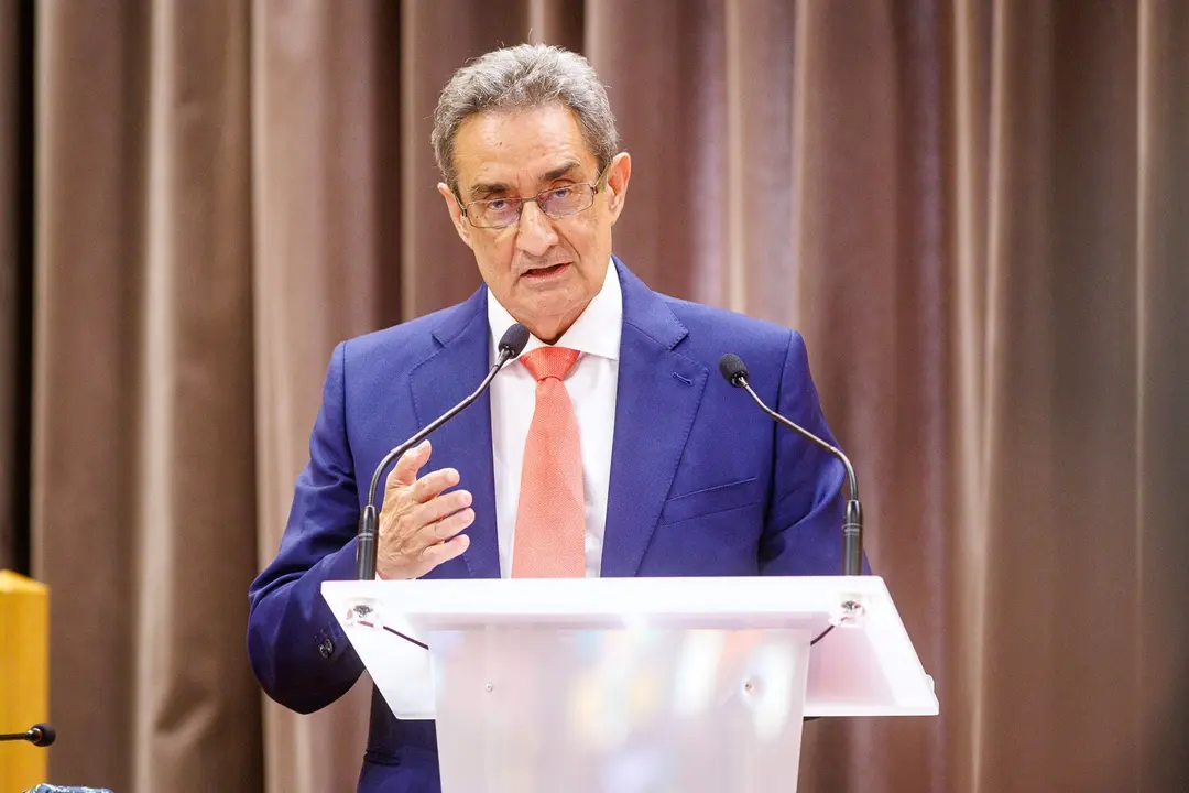 El portavoz de Vox, Julio Calvo, durante el Debate del Estado de la Ciudad del a&ntilde;o 2025 /AZ