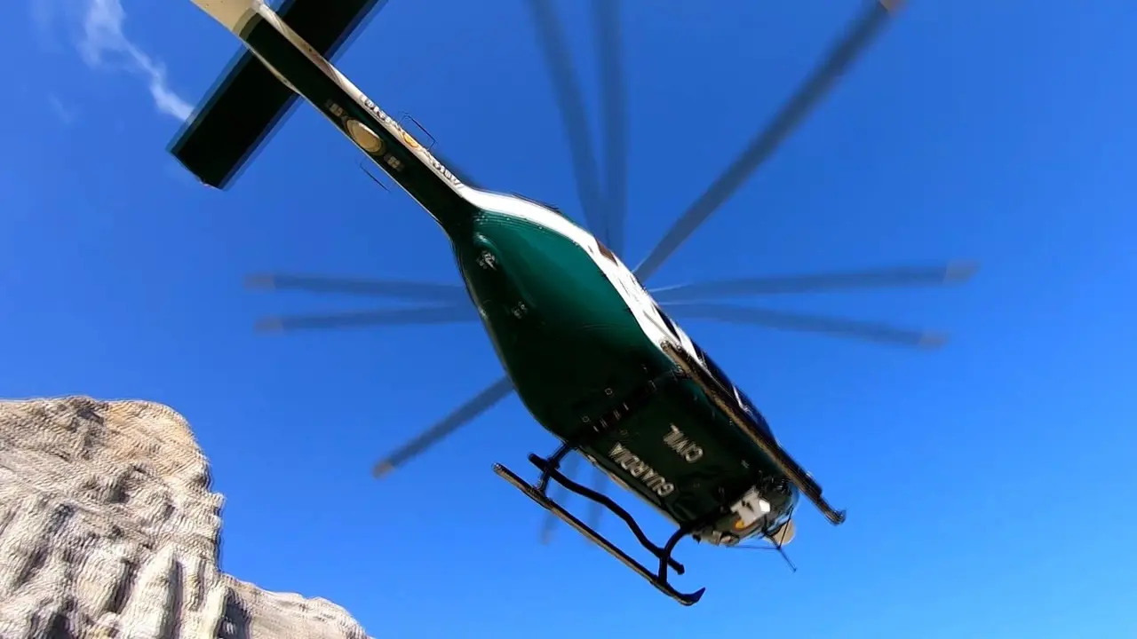 Helic&oacute;ptero de la Guardia Civil. / GUARDIA CIVIL