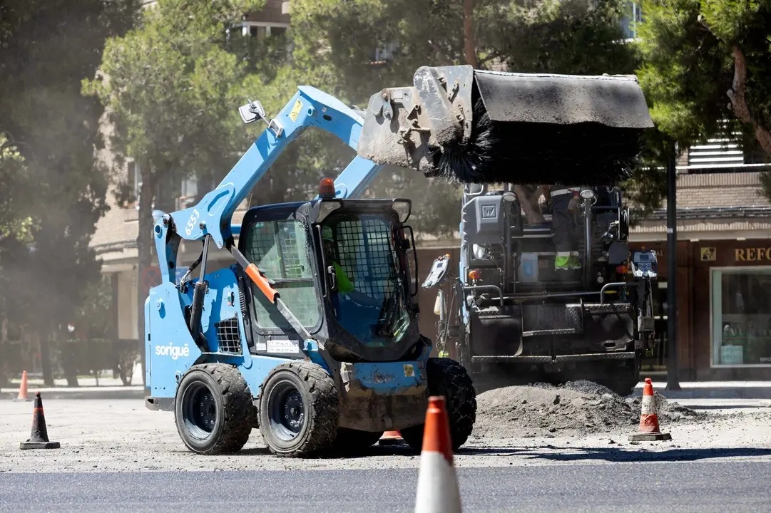 Imagen de Operaci&oacute;n Asfalto en Zaragoza.