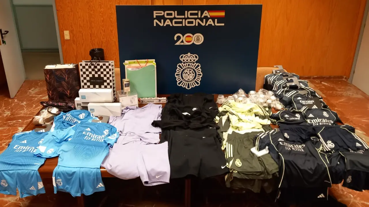 Elementos robados. / Polic&iacute;a Nacional