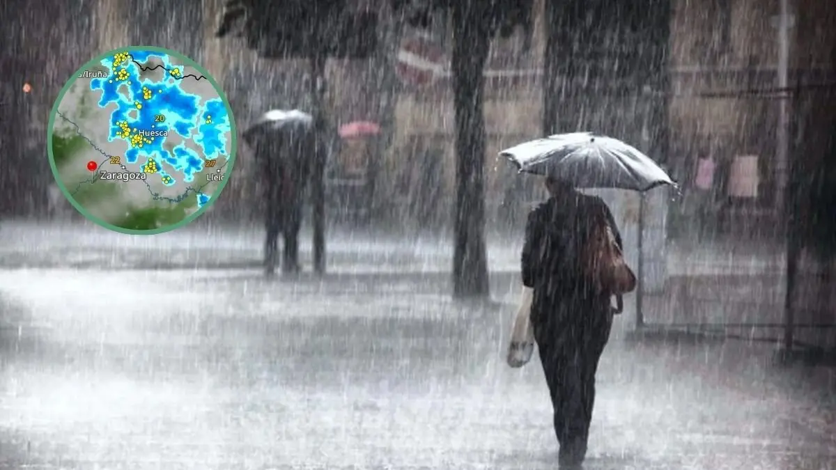 Se avecinan fuertes lluvias y tormentas en Arag&oacute;n las zonas y horas clave / HOY ARAG&Oacute;N
