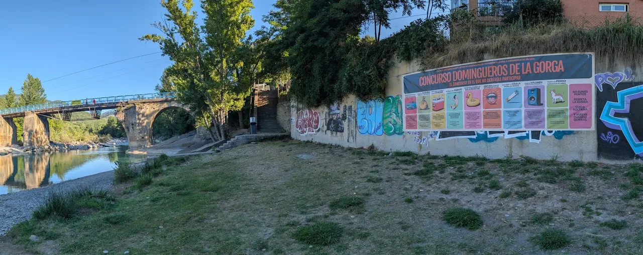 Entorno del r&iacute;o Ara. / Ayuntamiento de Bolta&ntilde;a.