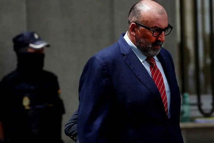 Koldo Garc&iacute;a despu&eacute;s de declarar en el juzgado