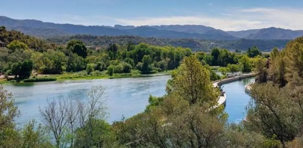 R&iacute;o Ebro a su paso por Xerta