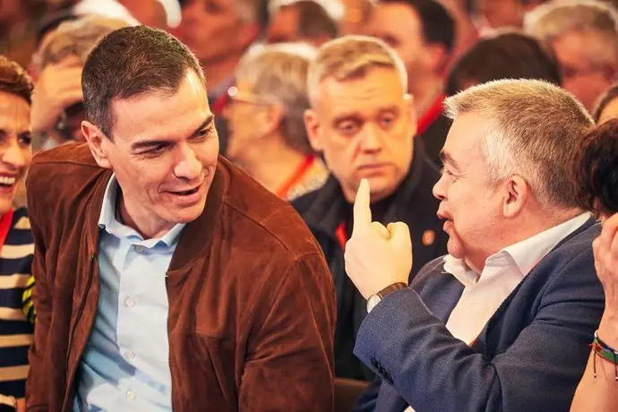Pedro Sanchez y Santos Cerd&aacute;n