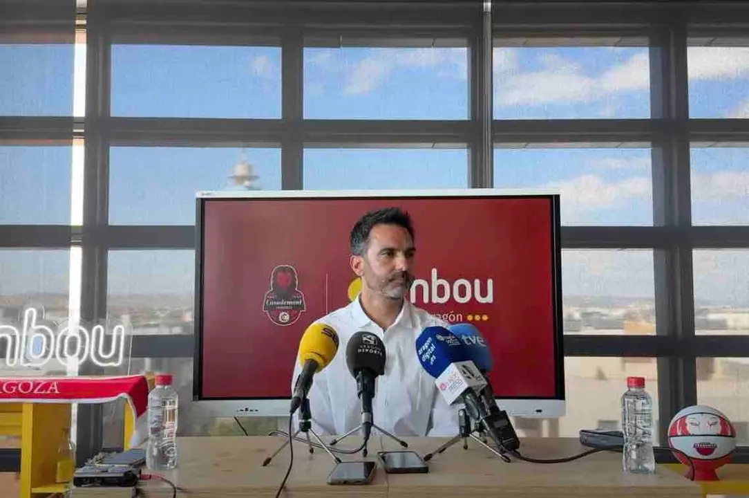 Jes&uacute;s Ram&iacute;rez en su presentaci&oacute;n como entrenador de Casademont