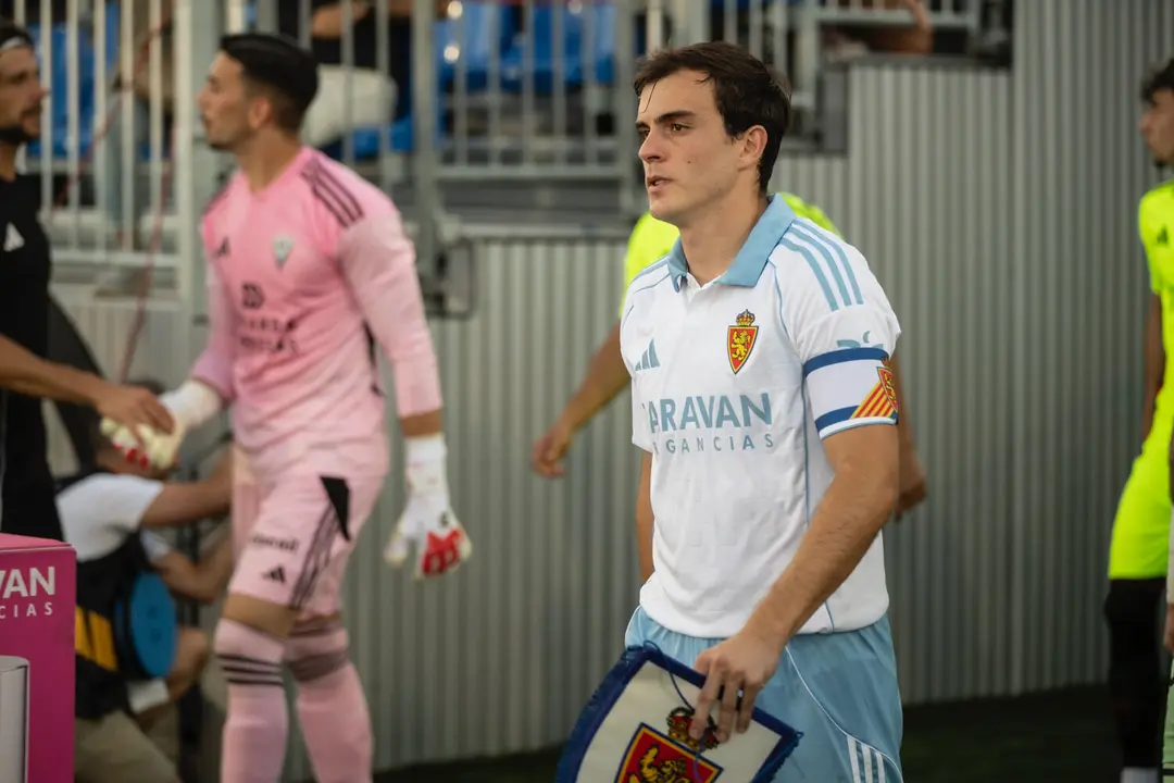 Francho, capit&aacute;n del Real Zaragoza / Marcos Cebri&aacute;n