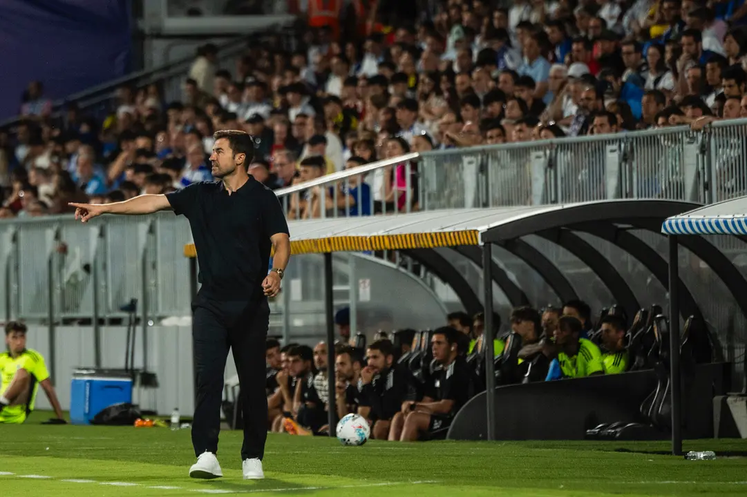 Gabi Fern&aacute;ndez, entrenador del Real Zaragoza / Marcos Cebri&aacute;n