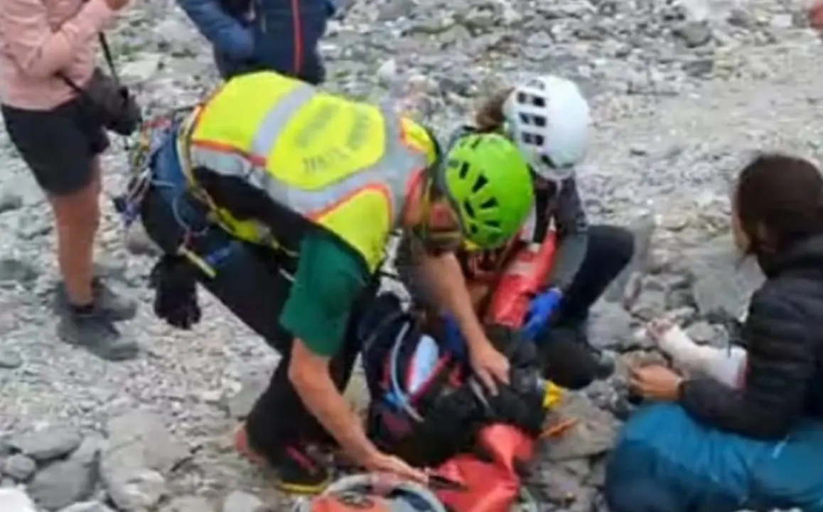 Monta&ntilde;era accidentada en la Brecha de Rolando. / GUARDIA CIVIL