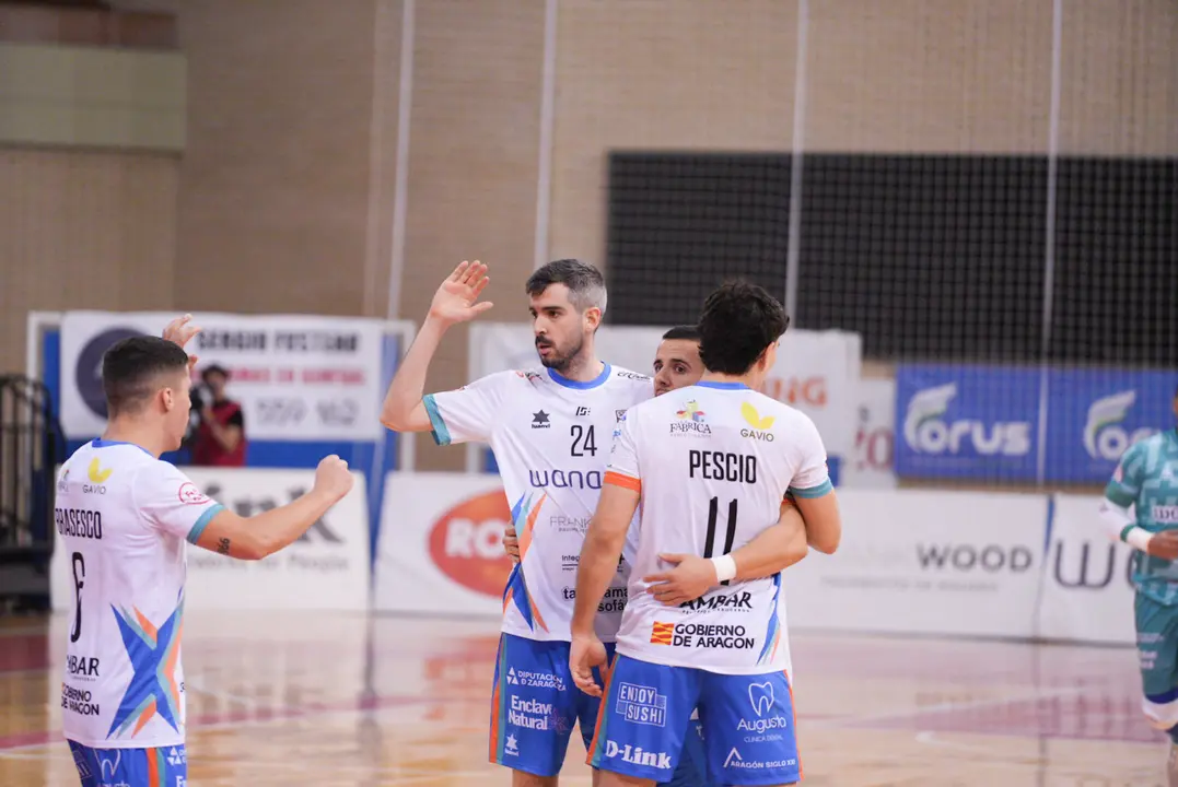 Jugadores de Wanapix Zaragoza durante un encuentro la pasada temporada / Wanapix Zaragoza