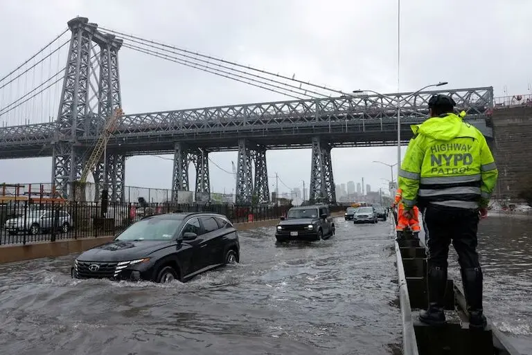 Inundaciones en New York y New Jersey
