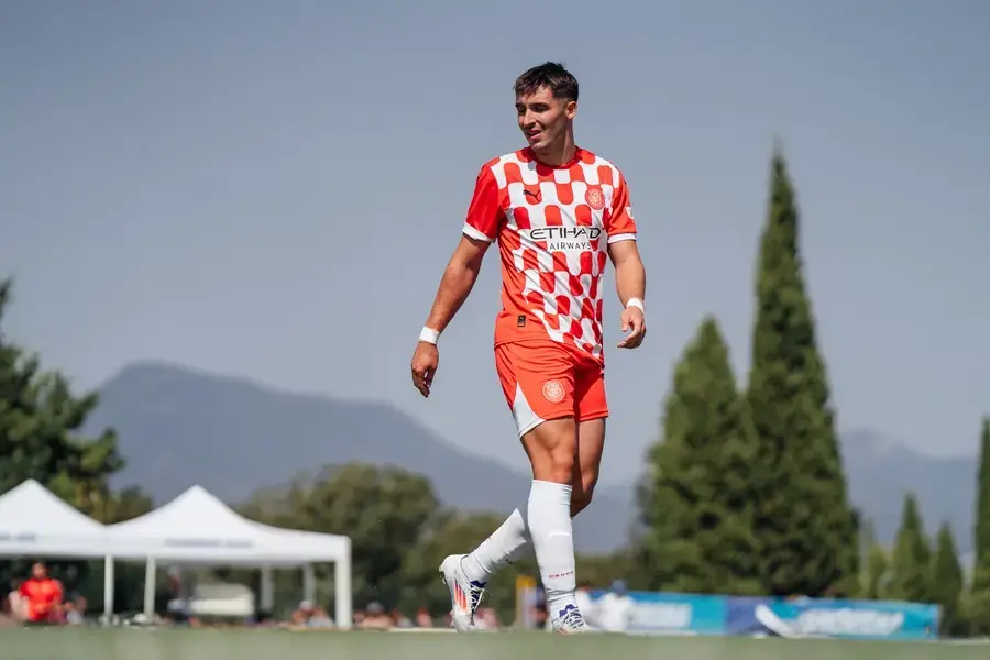 Valery Fern&aacute;ndez durante su etapa en el Girona