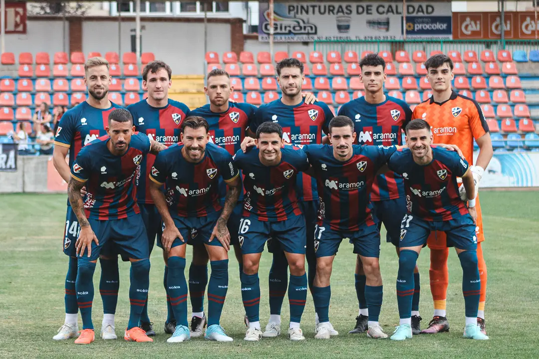 Once inicial de la SD Huesca ante el Castell&oacute;n en pretemporada