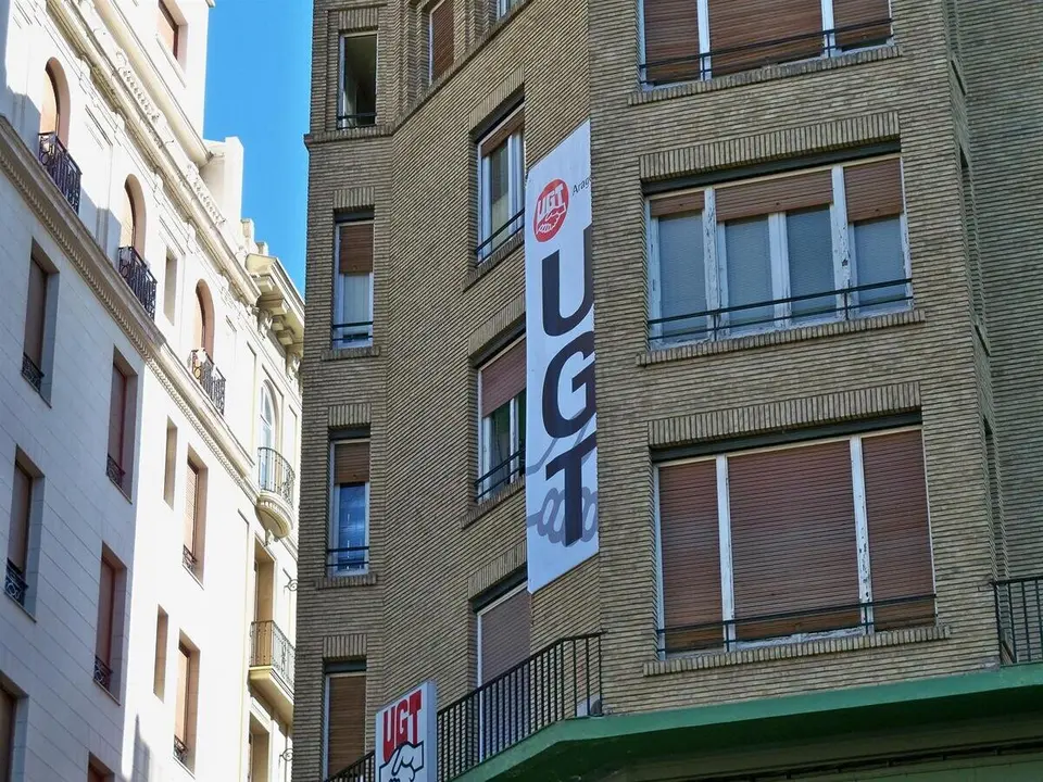 Archivo - Sede de UGT-Arag&oacute;n.
- EUROPA PRESS - Archivo