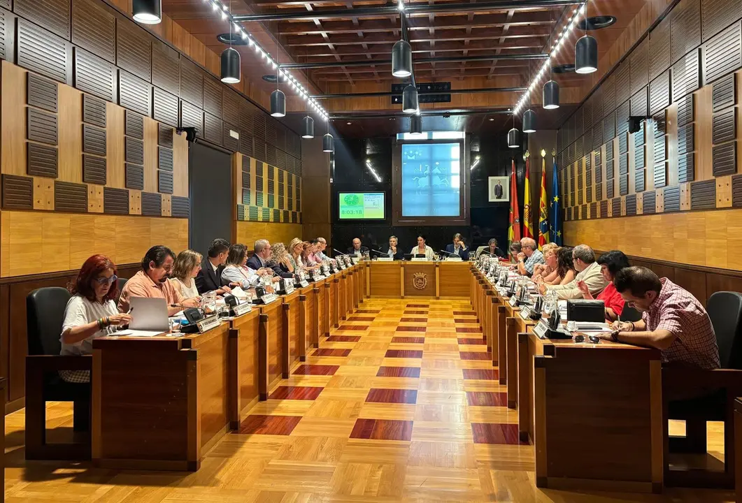 El Ayuntamiento de Huesca ha celebrado sesi&oacute;n plenaria. / AYUNTAMIENTO DE HUESCA
