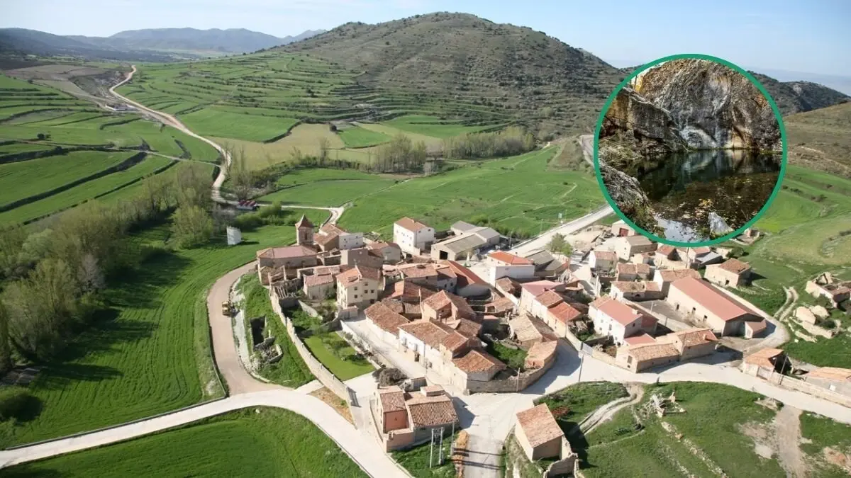 Solo tiene 17 habitantes pero esconde unas pozas cristalinas bajo un barranco: en Teruel