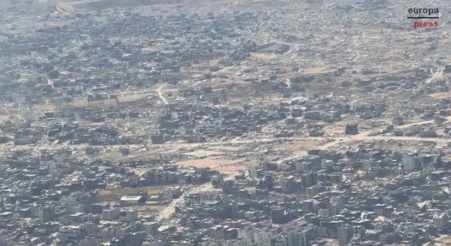Vista a&eacute;rea de Gaza. / EP