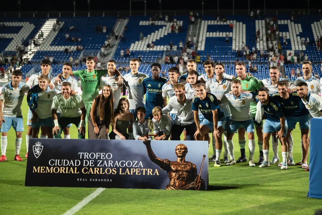Mejores im&aacute;genes del Real Zaragoza - SD Huesca en el Memorial Carlos Lapetra / Marcos Cebri&aacute;n