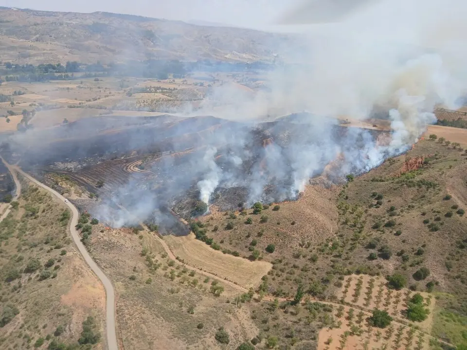 Incendio declarado en Daroca (Zaragoza).
- INFOAR