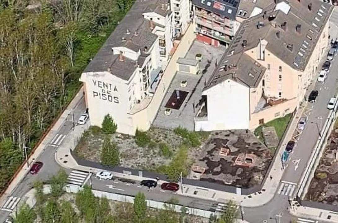 Parcela donde se edificar&aacute;n las viviendas de alquiler.