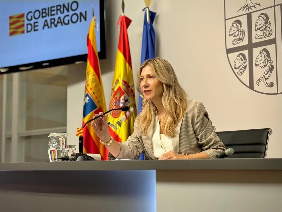 La vicepresidenta del Gobierno de Arag&oacute;n, Mar Vaquero.
- DGA.
