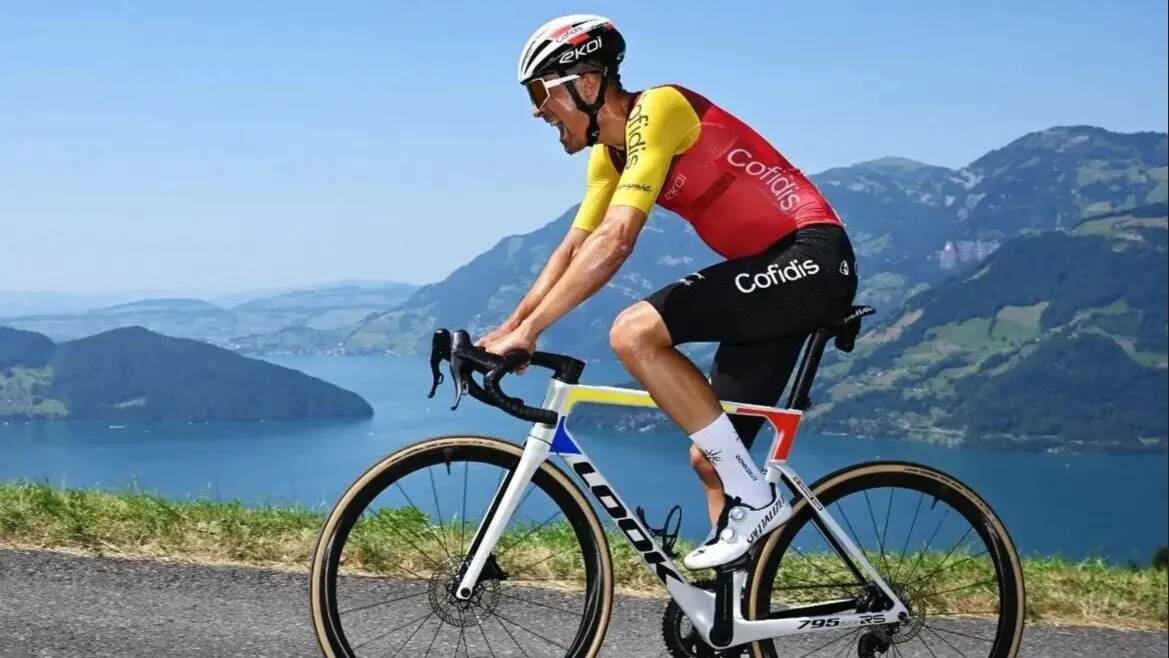 Sergio Samitier durante una prueba con Cofidis / Sergio Samitier