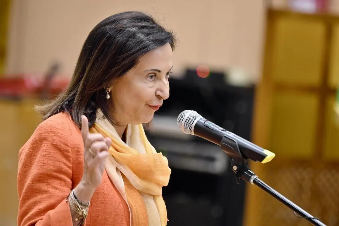 La ministra de Defensa, Margarita Robles, interviene durante su visita al Regimiento de Cazadores de Monta&ntilde;a 'Galicia' no 64 en su Acuartelamiento San Bernardo, a 20 de agosto de 2025, en Jaca, Huesca, Arag&oacute;n (Espa&ntilde;a).
- Marcos Cebri&aacute;n - Europa Press