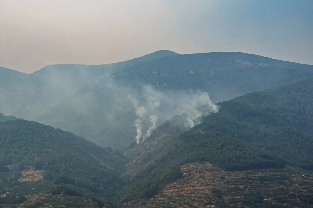 Incendio en Jarilla, C&aacute;ceres./ EP