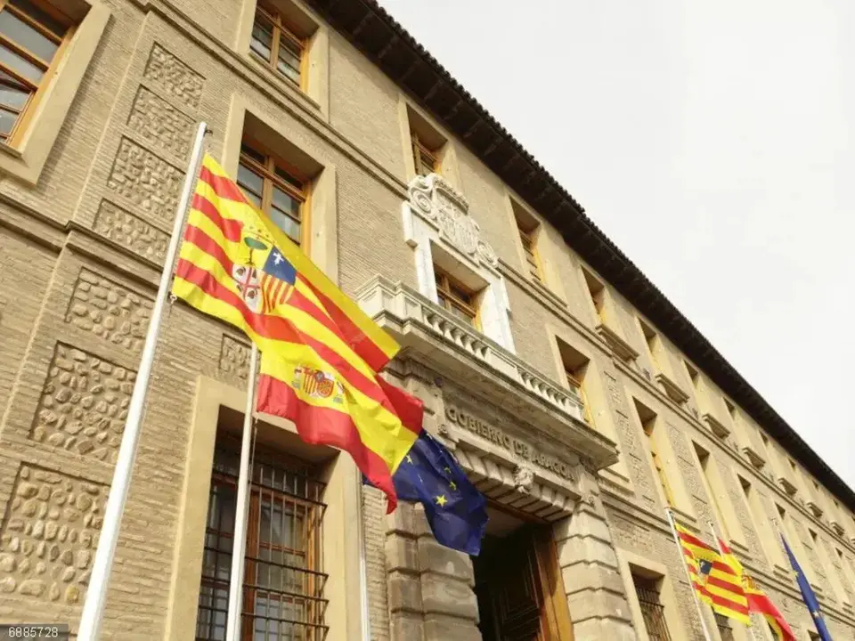 Fachada del edificio Pignatelli ./ E.P