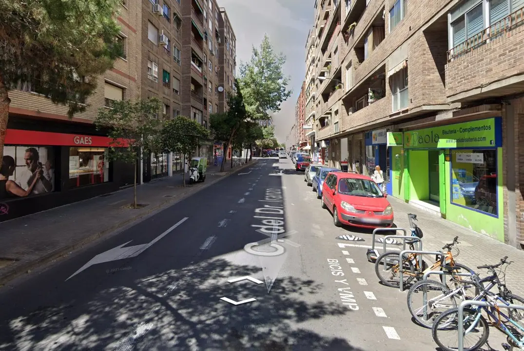 Calle Doctor Iranzo de Las Fuentes en Zaragoza.