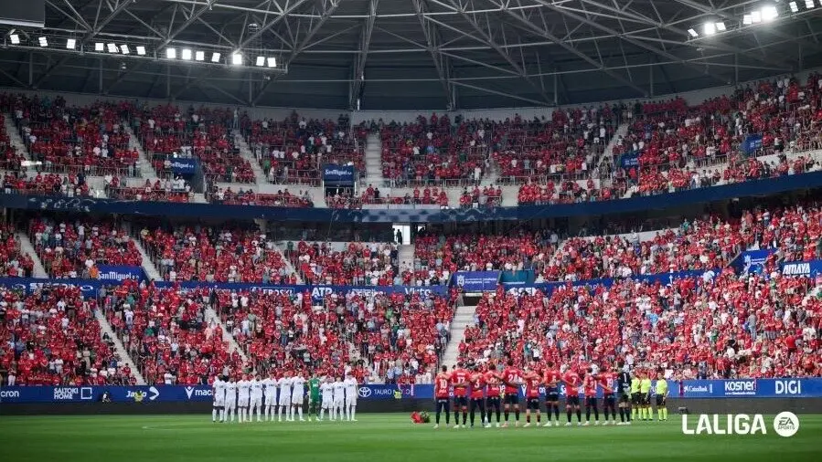 Estadio de El Sadar durante el Osasuna-Valencia / LaLiga