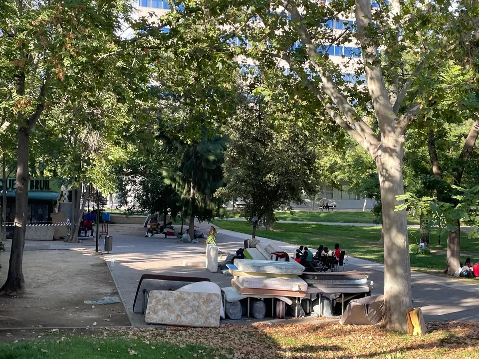 Estado actual del Parque Bruil de Zaragoza. / Imagen cedida a HOY ARAG&Oacute;N