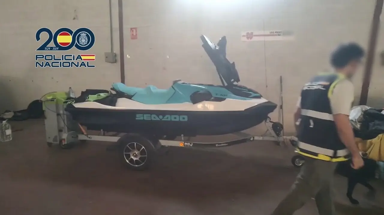 Material intervenido en el marco de la operaci&oacute;n 'Hadid'. / POLIC&Iacute;A NACIONAL