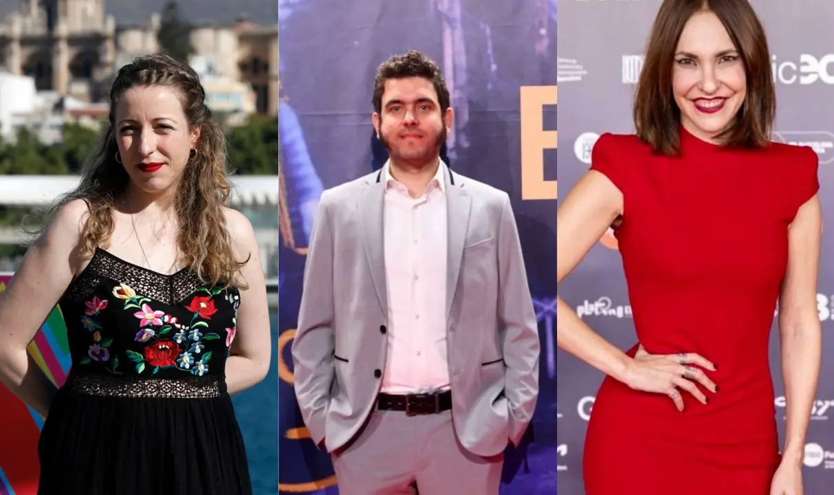 Pilar Palomero, Javier Macipe y Paula Ortiz.