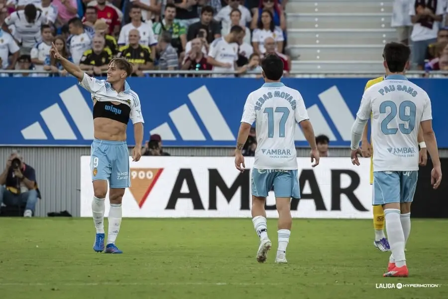 Celebraci&oacute;n del gol de Dani G&oacute;mez ante el Valladolid / LaLiga