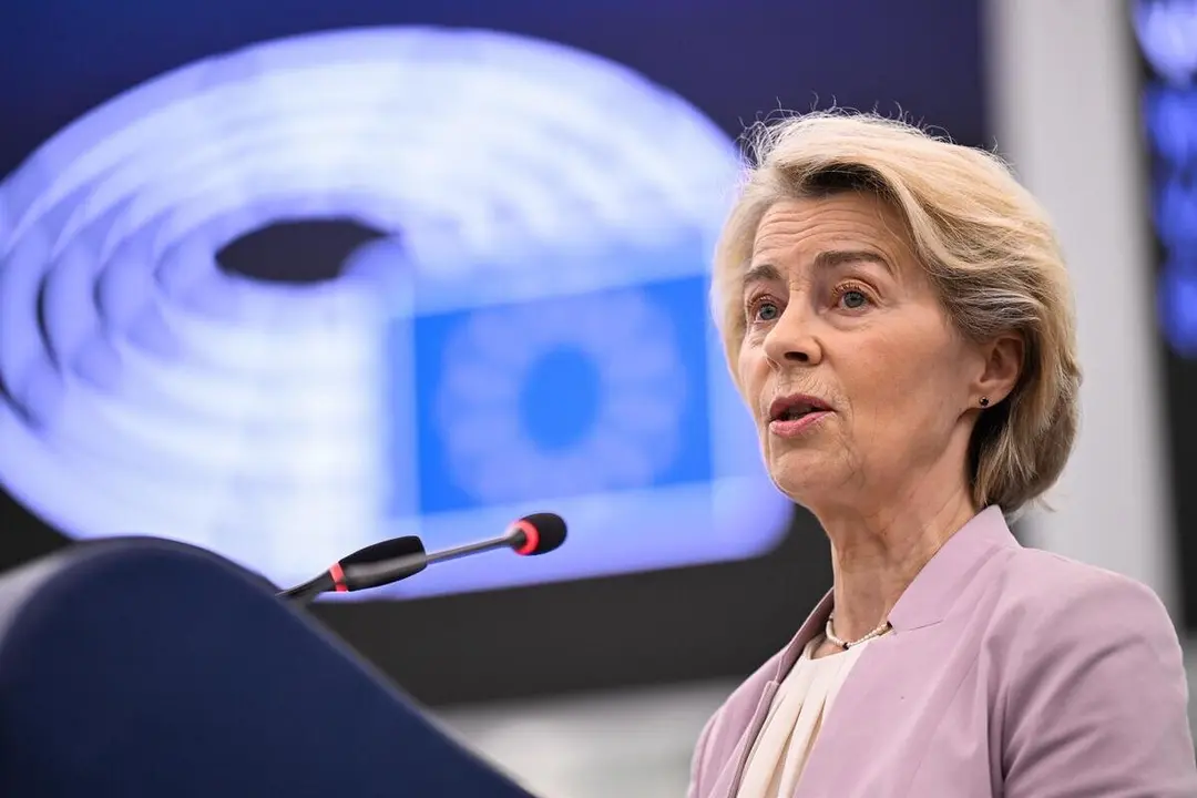Archivo - La presidenta de la Comisi&oacute;n Europea, Ursula von der Leyen, en su intervenci&oacute;n durante un debate en el pleno del Parlamento Europeo en Estrasburgo (Francia).
- LAURIE DIEFFEMBACQ /PARLAMENTO EUROPEO - Archivo