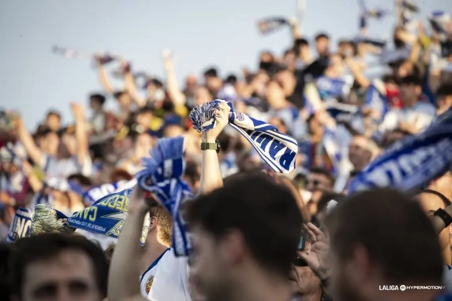 Afici&oacute;n del Real Zaragoza durante el partido ante el Valladolid / LaLiga