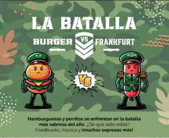 La batalla burguer vs frankfurt