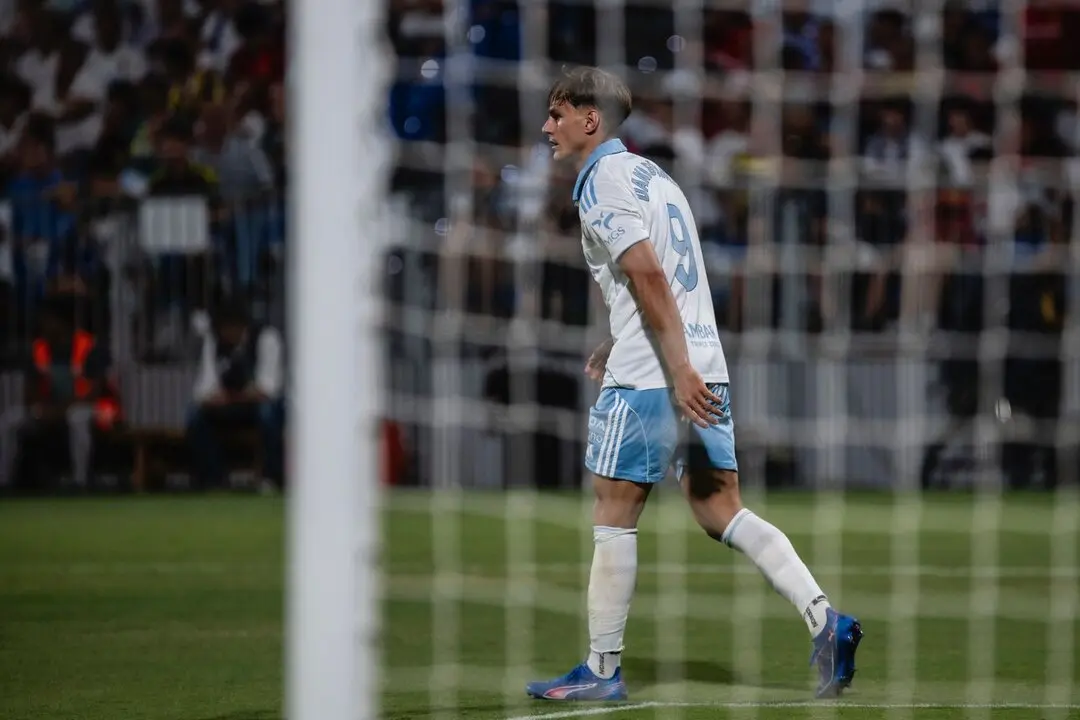 Dani G&oacute;mez durante el Real Zaragoza-Albacete / Marcos Cebri&aacute;n