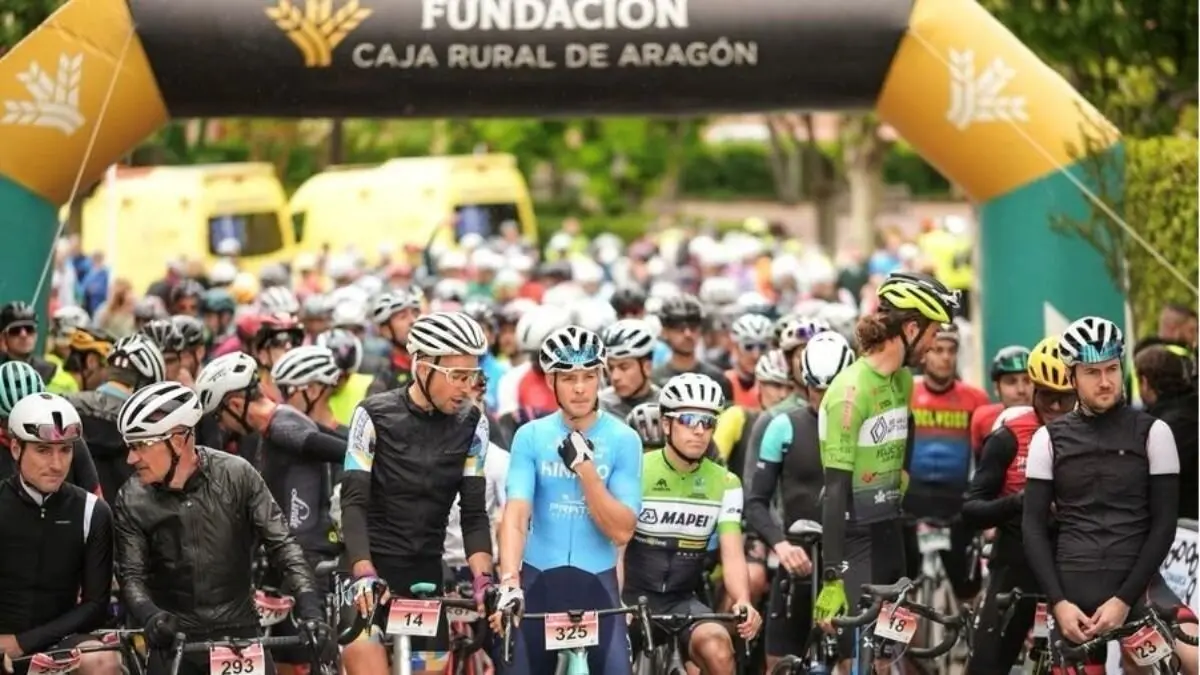 Carrera ciclista patrocinada por Fundaci&oacute;n Caja Rural de Arag&oacute;n. / HA