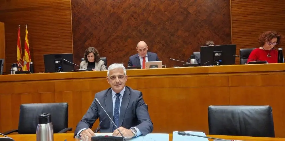 El director general de Salud Digital e Infraestructuras del Gobierno de Arag&oacute;n, Joaqu&iacute;n Velilla, comparece, en comisi&oacute;n, en las Cortes de Arag&oacute;n. ./ Gobierno de Arag&oacute;n