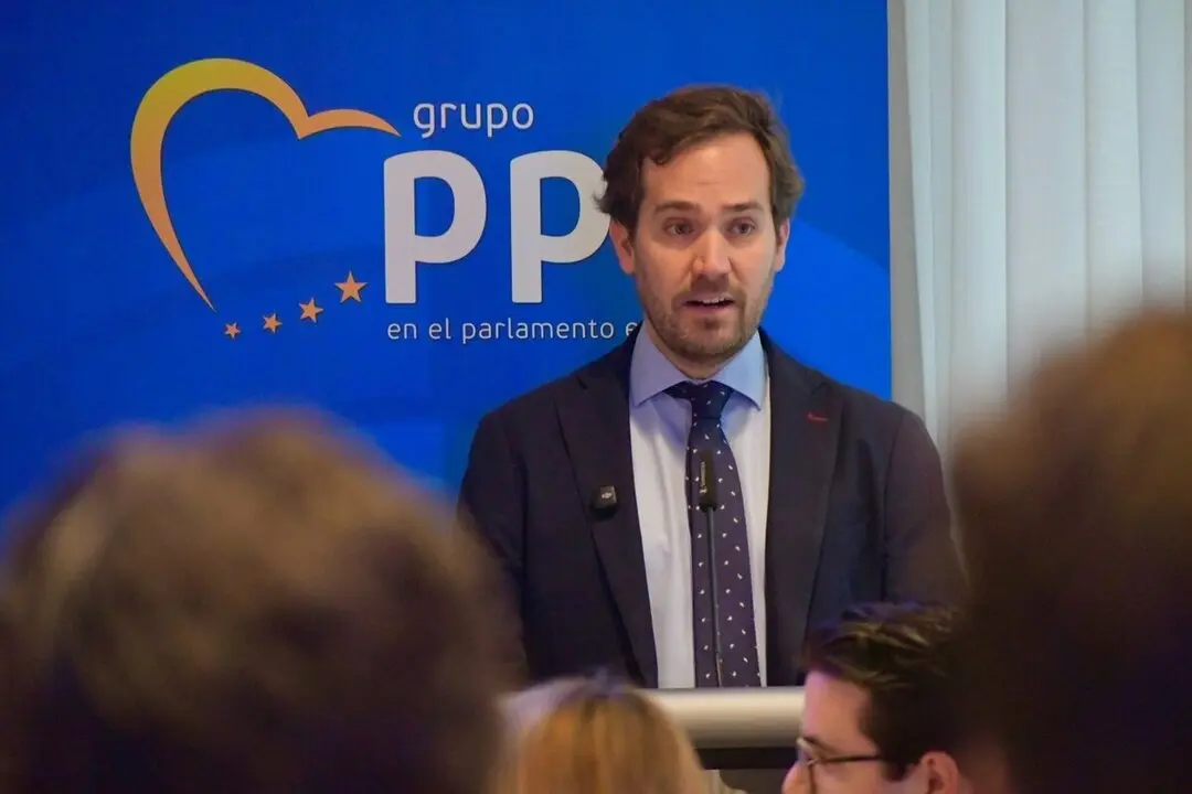 Archivo - El eurodiputado del PP Borja Gim&eacute;nez Larraz.
- PP ARAG&Oacute;N