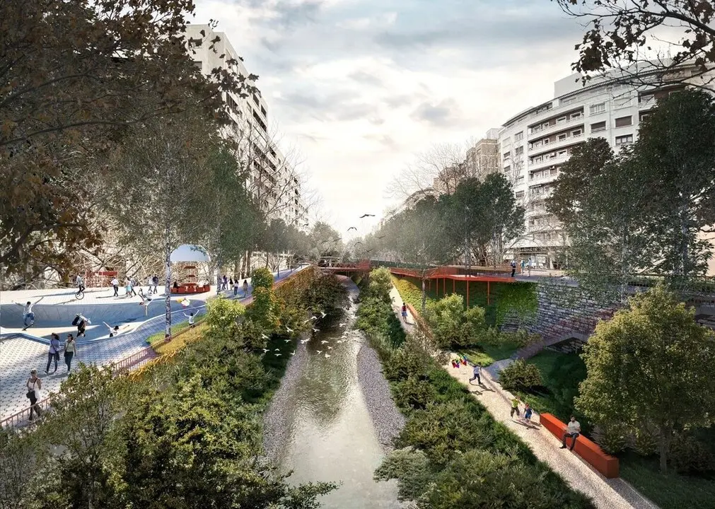 Archivo - Recreaci&oacute;n de la regeneraci&oacute;n de la ribera del tramo urbano del r&iacute;o Huerva
- AYUNTAMIENTO DE ZARAGOZA - Archivo
