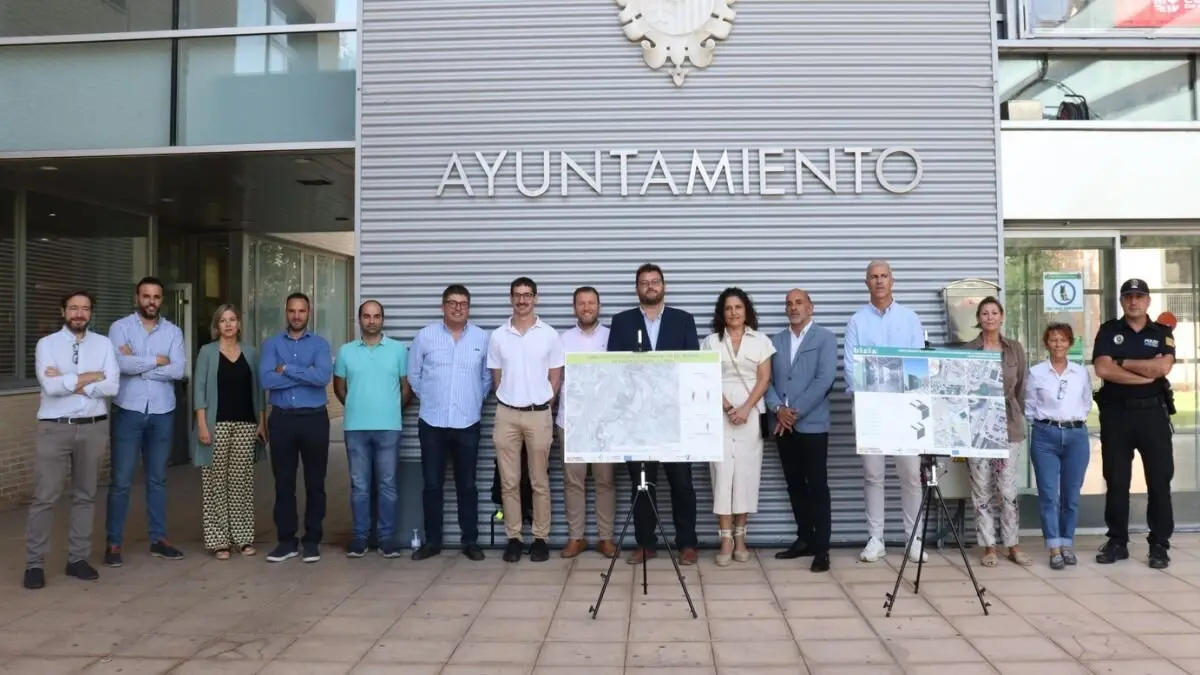 Presentaci&oacute;n del carril bici del pol&iacute;gono al casco urbano de Cuarte. / AYTO. CUARTE DE HUERVA