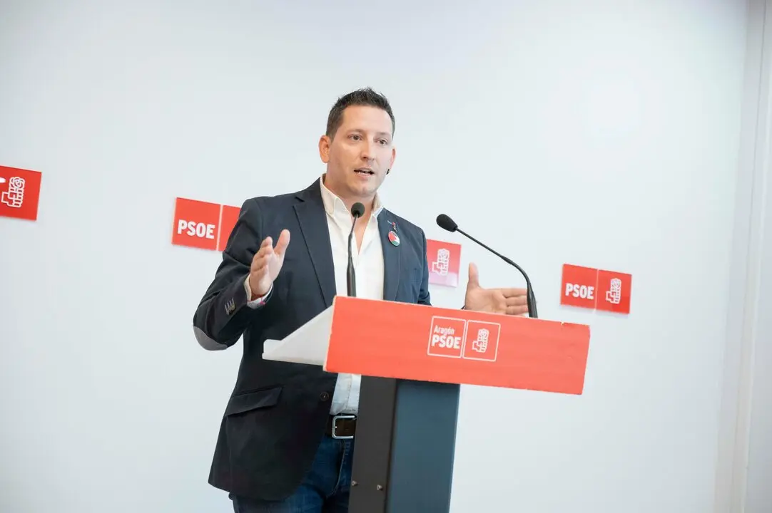 El portavoz auton&oacute;mico del PSOE Arag&oacute;n, Jes&uacute;s Morales / PSOE