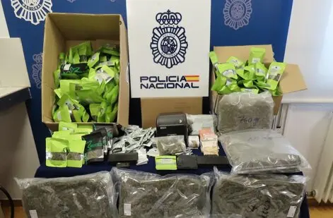 Drogas intervenidas. / POLIC&Iacute;A NACIONAL