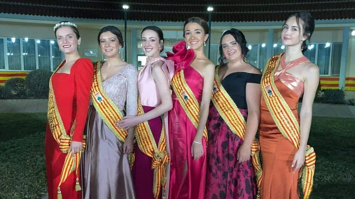 Reinas de las fiestas de Calanda 2024. / AYTO. CALANDA