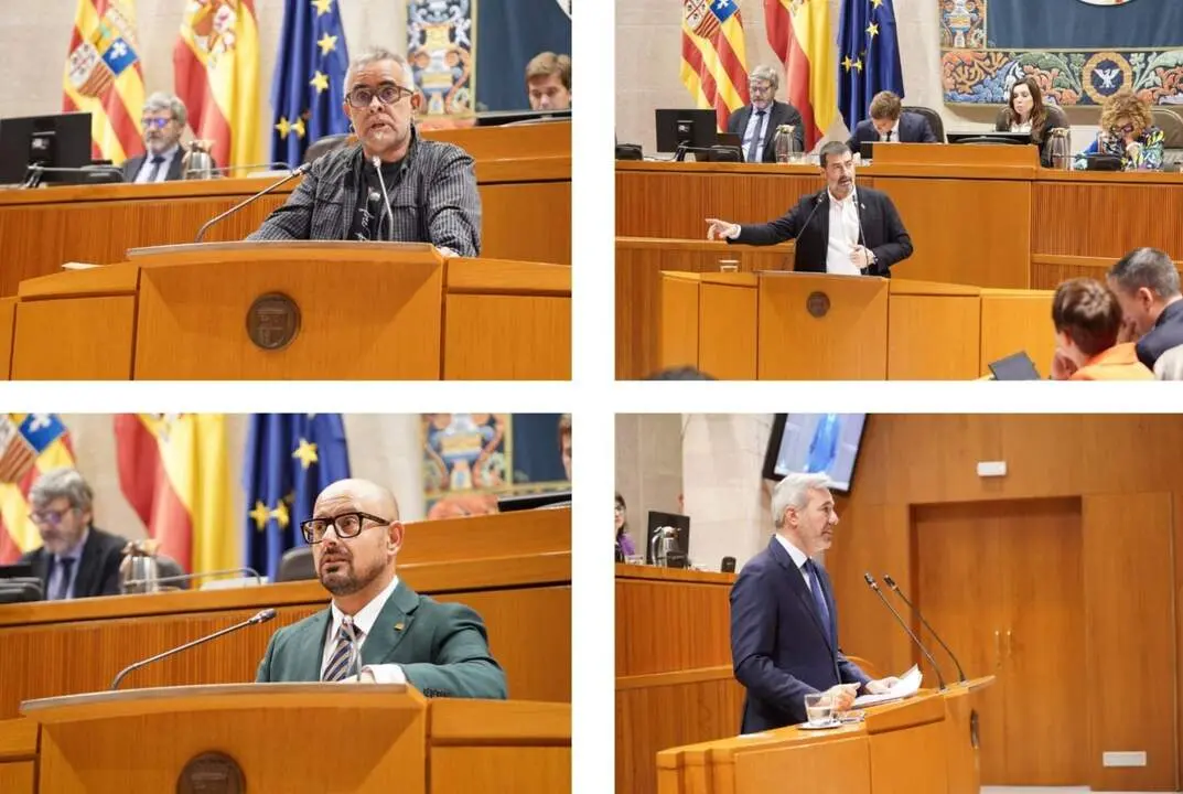 Los grupos minoritarios en las Cortes de Arag&oacute;n